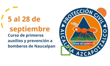Curso de primeros auxilios y prevención a bomberos de Naucalpan